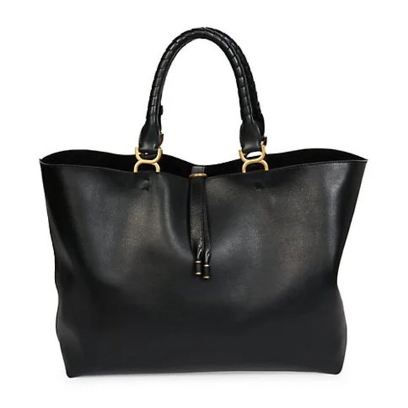 Chlo茅 Marcie Leather Tote - Picture 4 of 4